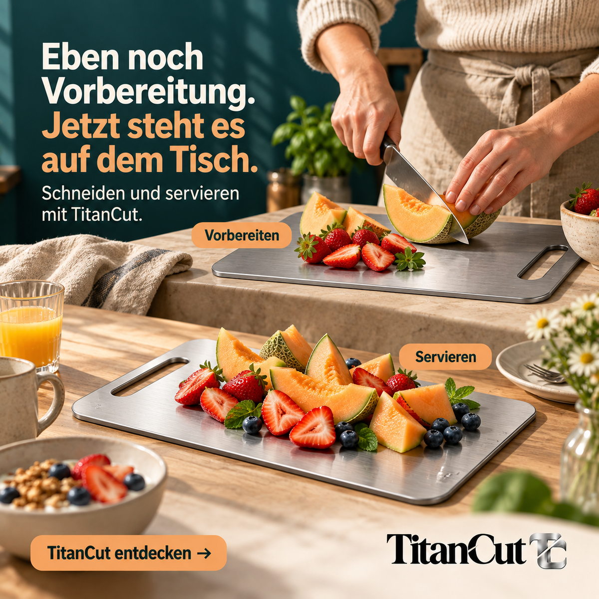 Titan Schneidebrett 🔪 Deine Küche verdient es