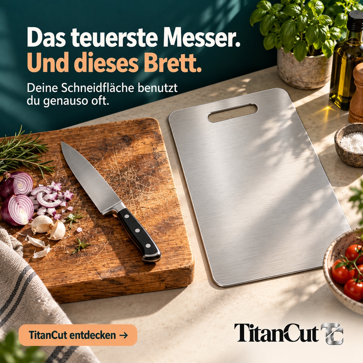 Titan Schneidebrett 🔪 Deine Küche verdient es