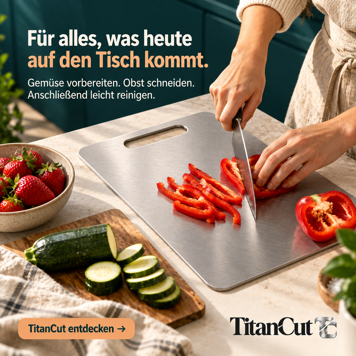 Titan Schneidebrett 🔪 Deine Küche verdient es